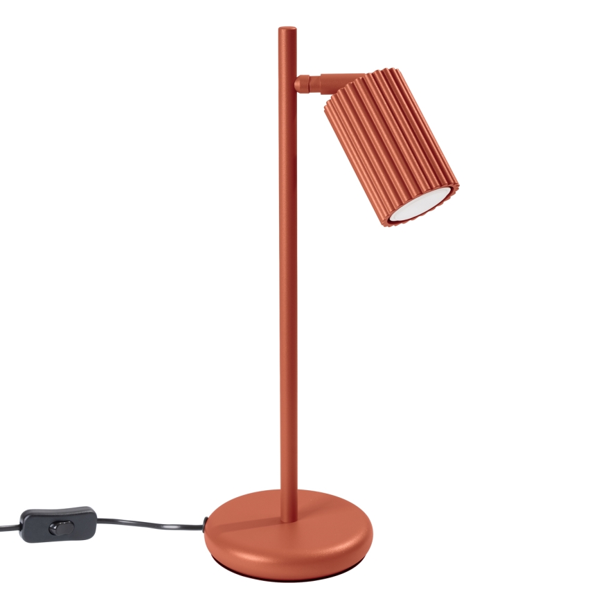 Bordslampa KARBON 1xGU10/10W/230V röd