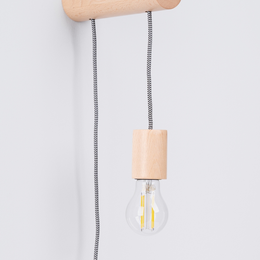 Vägglampa NIMBI 1xE27/15W/230V bok