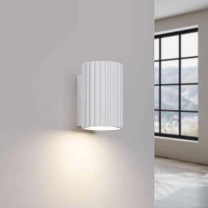 Vägglampa KARBON 1xGU10/10W/230V vit