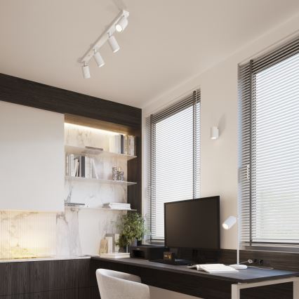 Vägglampa KARBON 1xGU10/10W/230V vit