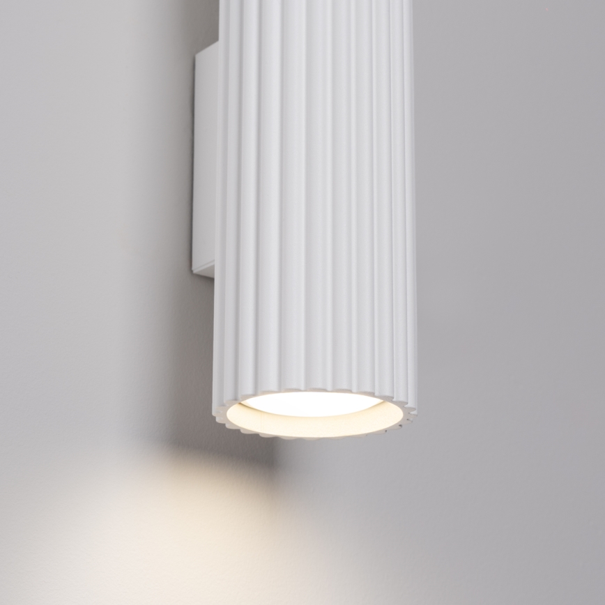 Vägglampa KARBON 2xGU10/10W/230V vit