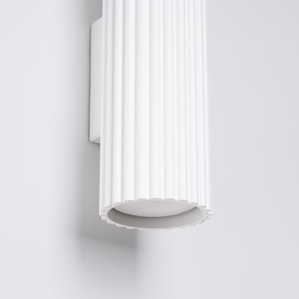 Vägglampa KARBON 2xGU10/10W/230V vit