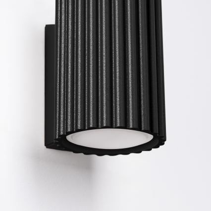 Vägglampa KARBON 1xGU10/10W/230V svart