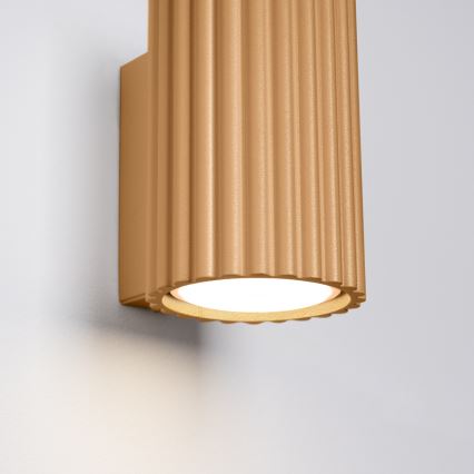 Vägglampa KARBON 1xGU10/10W/230V guld
