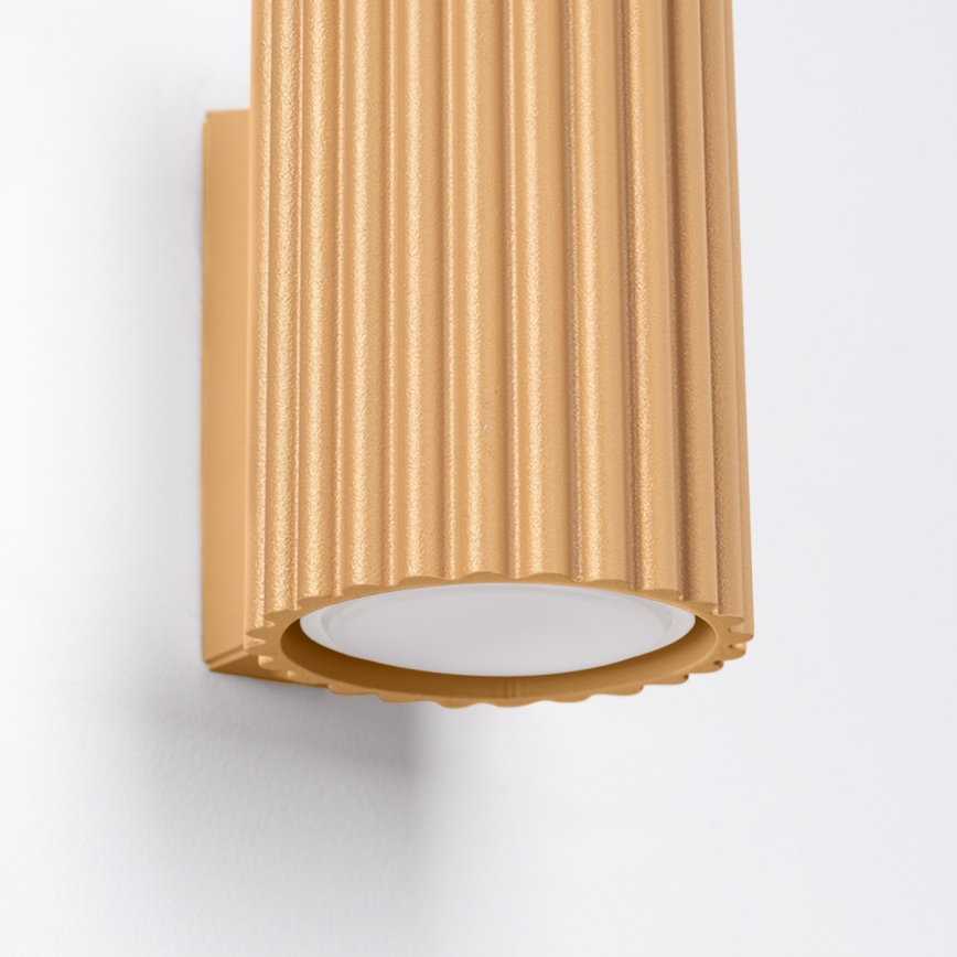 Vägglampa KARBON 1xGU10/10W/230V guld