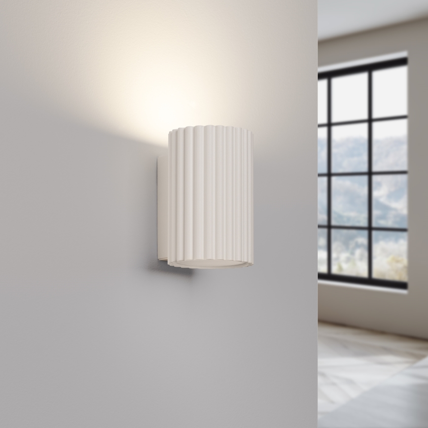 Vägglampa KARBON 1xGU10/10W/230V grädde