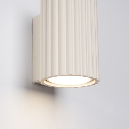 Vägglampa KARBON 1xGU10/10W/230V grädde