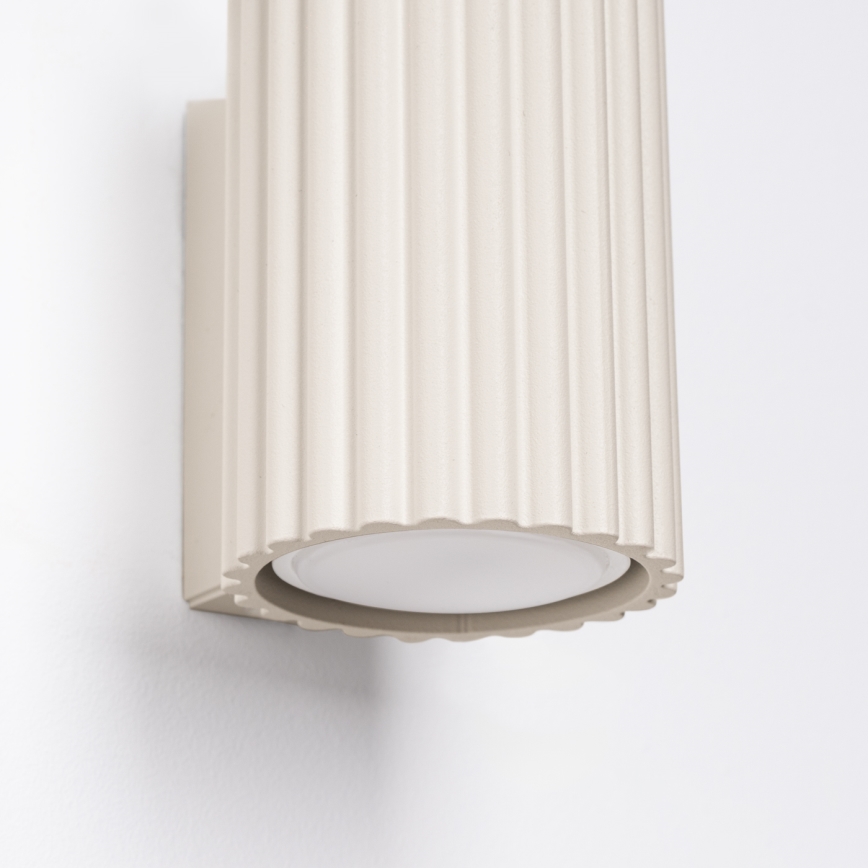 Vägglampa KARBON 1xGU10/10W/230V grädde