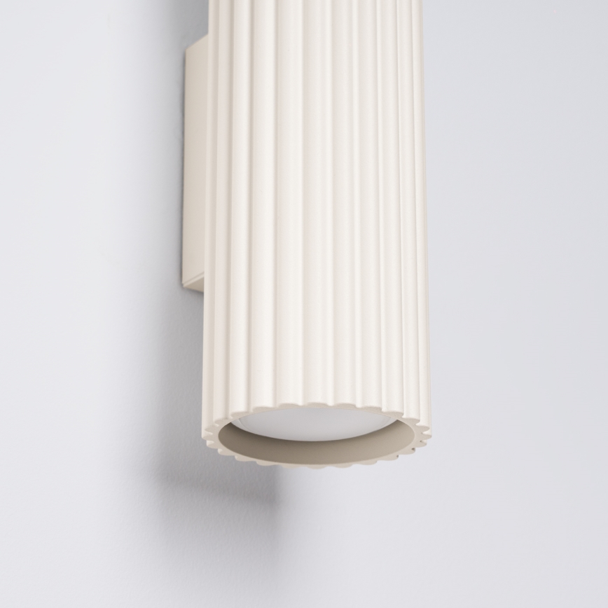 Vägglampa KARBON 2xGU10/10W/230V grädde