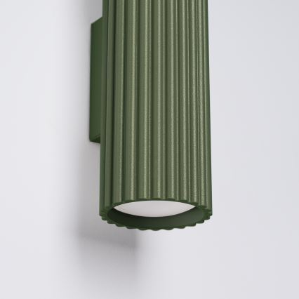Vägglampa KARBON 2xGU10/10W/230V grön