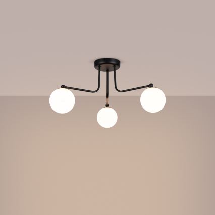 Pendelkrona ASTRAL 3xG9/8W/230V svart