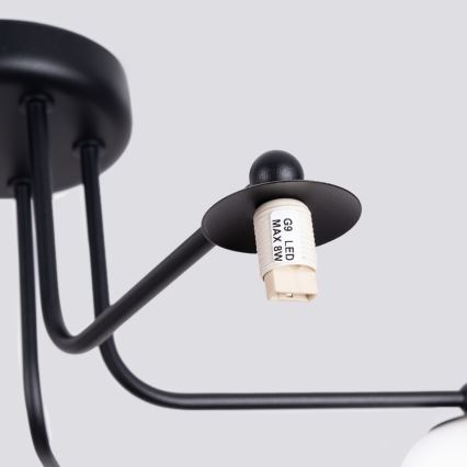 Pendelkrona ASTRAL 5xG9/8W/230V svart