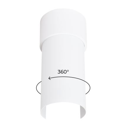 Taklampa FLASH 1xE27/15W/230V vit