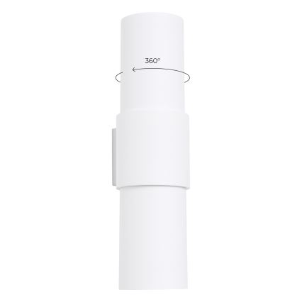 Vägglampa FLASH 2xE27/15W/230V vit