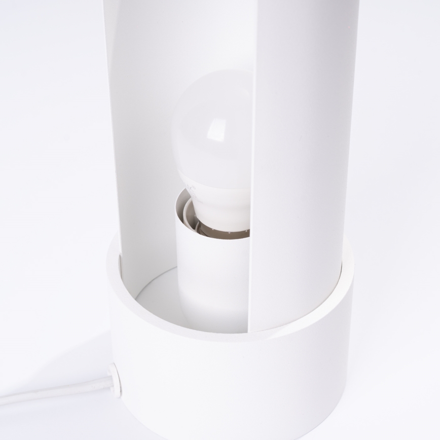 Bordslampa FLASH 1xE27/15W/230V vit