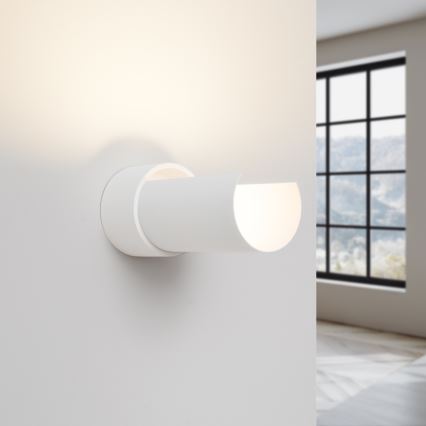 Vägglampa FLASH 1xE27/15W/230V vit