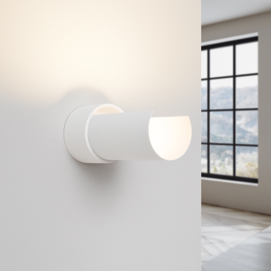 Vägglampa FLASH 1xE27/15W/230V vit