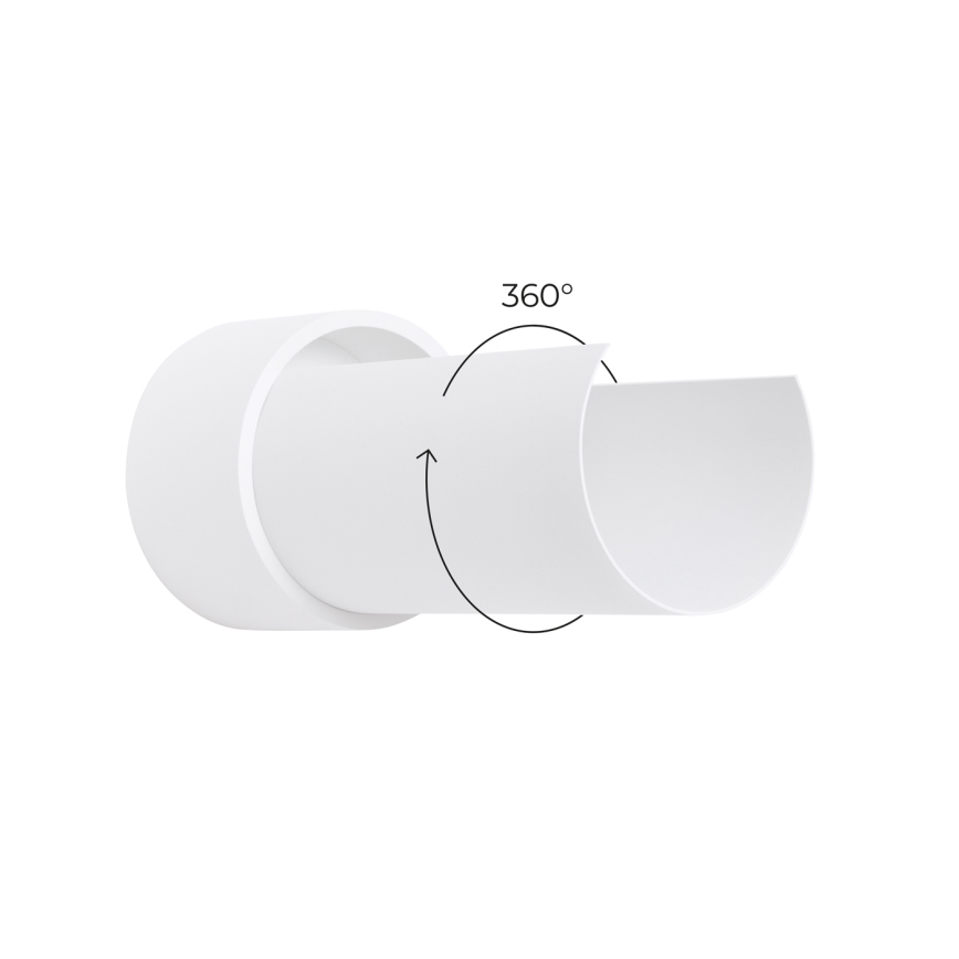 Vägglampa FLASH 1xE27/15W/230V vit