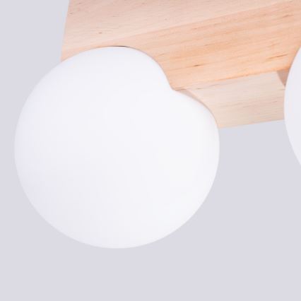 Taklampa BULBO 2xG9/8W/230V bok/vit