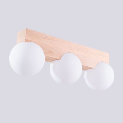 Taklampa BULBO 3xG9/8W/230V bok/vit