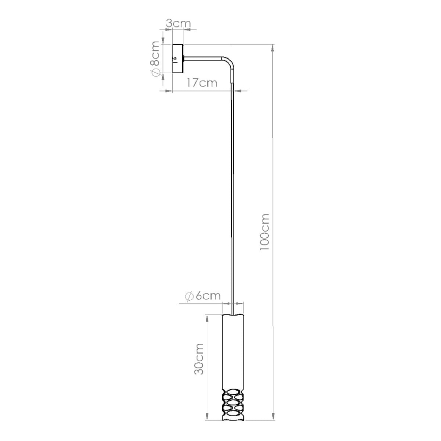 Vägglampa LIRO 1xGU10/10W/230V vit