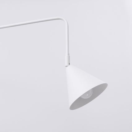 Vägglampa NOX 1xE14/10W/230V vit