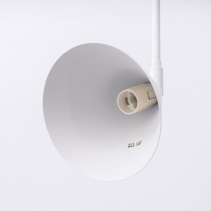 Vägglampa NOX 1xE14/10W/230V vit