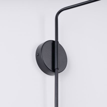Vägglampa NOX 1xE14/10W/230V svart