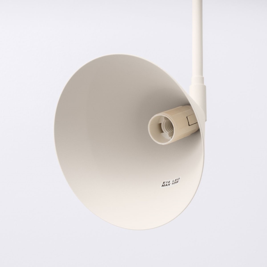 Vägglampa NOX 1xE14/10W/230V grädde