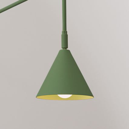 Vägglampa NOX 1xE14/10W/230V grön