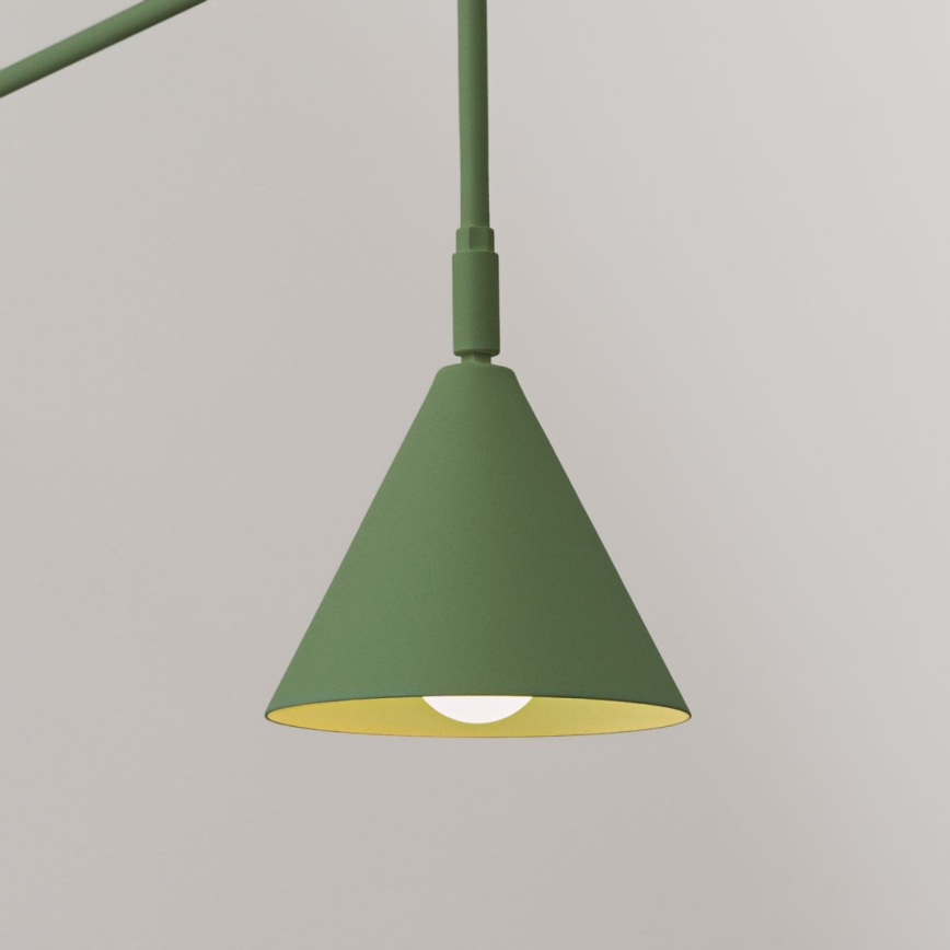Vägglampa NOX 1xE14/10W/230V grön