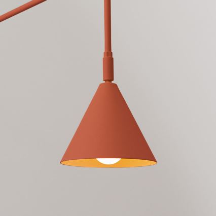 Vägglampa NOX 1xE14/10W/230V orange