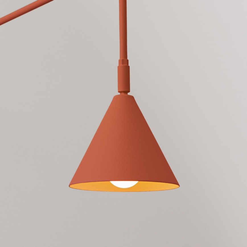 Vägglampa NOX 1xE14/10W/230V orange