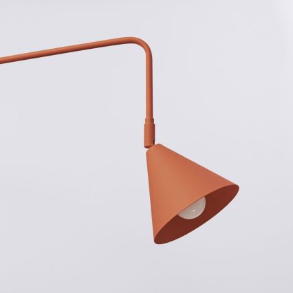 Vägglampa NOX 1xE14/10W/230V orange