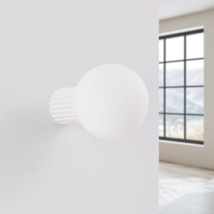 Vägglampa för badrum HALO 1xG9/8W/230V diameter 12 cm IP44 vit