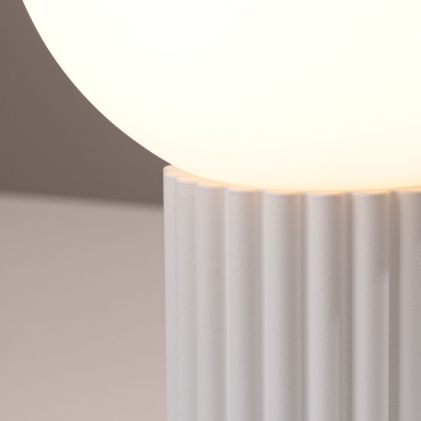 Bordslampa HALO 1xG9/8W/230V diameter 12 cm vit