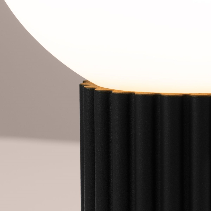 Bordslampa HALO 1xG9/8W/230V diameter 12 cm svart
