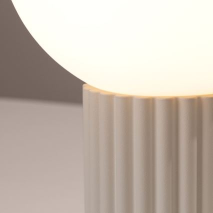 Bordslampa HALO 1xG9/8W/230V diameter 12 cm grädde