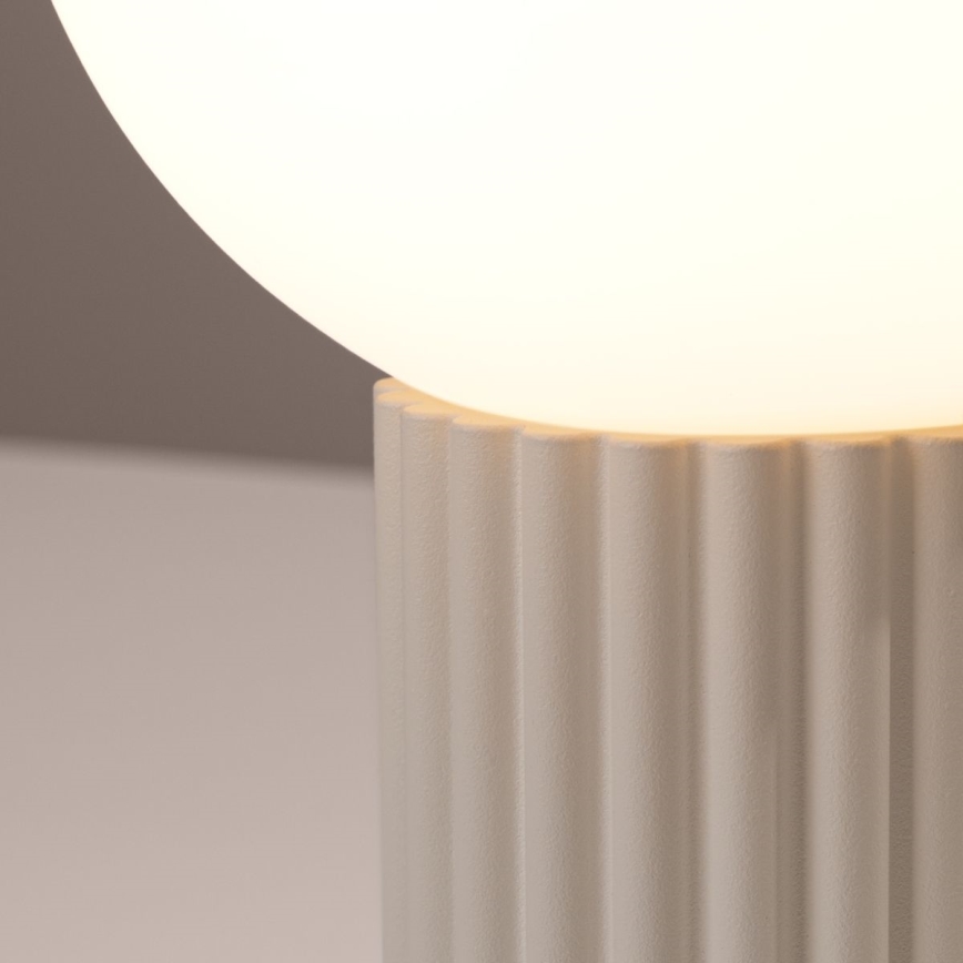 Bordslampa HALO 1xG9/8W/230V diameter 12 cm grädde