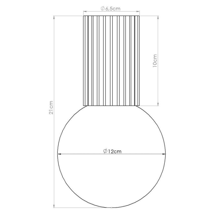 Badrum takbelysning HALO 1xG9/8W/230V diameter 12 cm IP44 grön