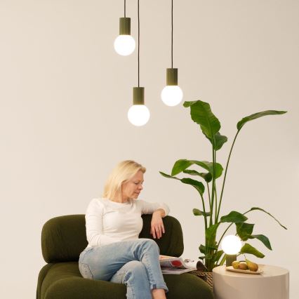 Bordslampa HALO 1xG9/8W/230V diameter 12 cm grön