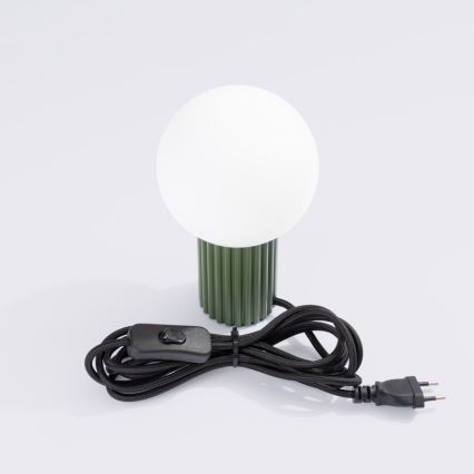 Bordslampa HALO 1xG9/8W/230V diameter 12 cm grön