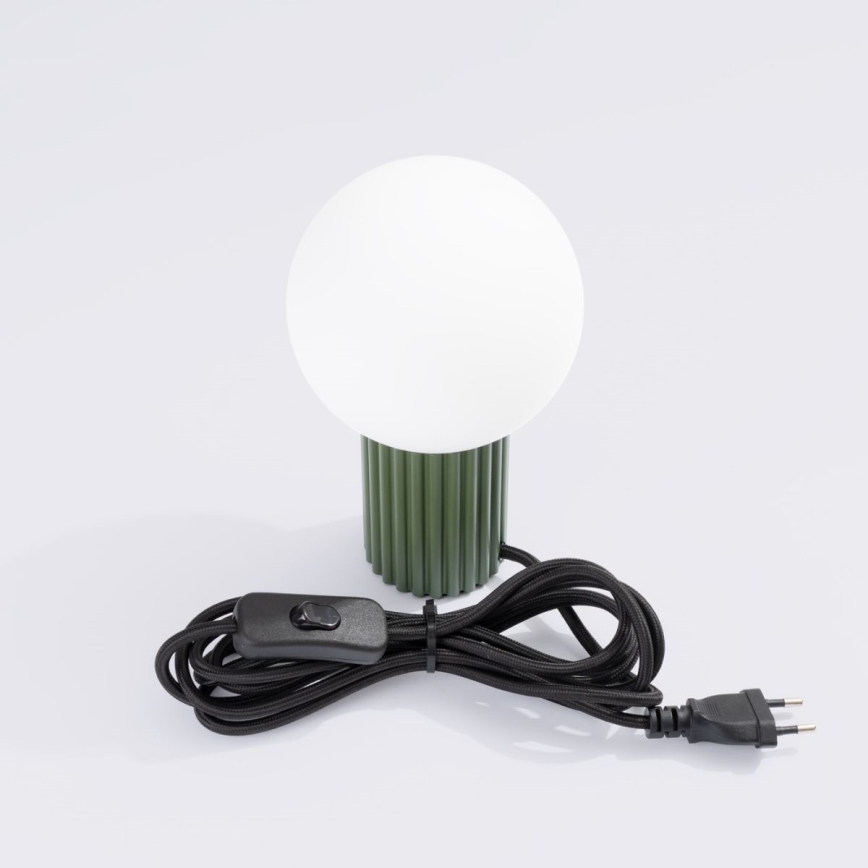 Bordslampa HALO 1xG9/8W/230V diameter 12 cm grön