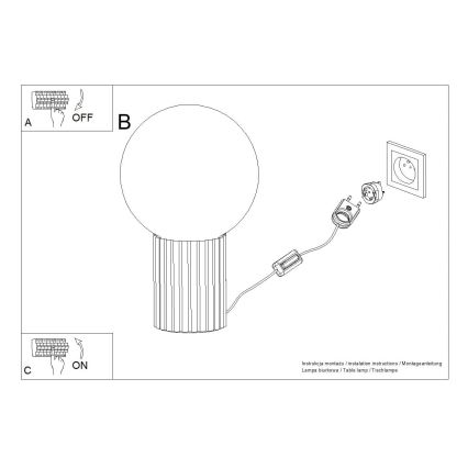 Bordslampa HALO 1xG9/8W/230V diameter 12 cm grön