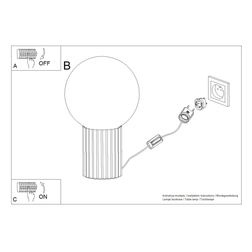 Bordslampa HALO 1xG9/8W/230V diameter 12 cm grön