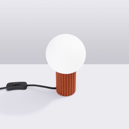 Bordslampa HALO 1xG9/8W/230V diameter 12 cm orange