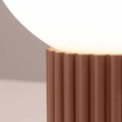Bordslampa HALO 1xG9/8W/230V diameter 12 cm brun