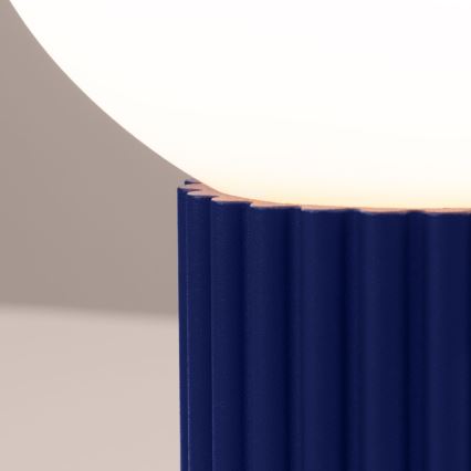 Bordslampa HALO 1xG9/8W/230V diameter 12 cm blå