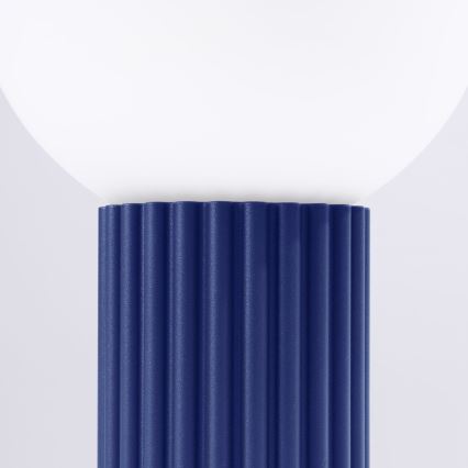 Bordslampa HALO 1xG9/8W/230V diameter 12 cm blå