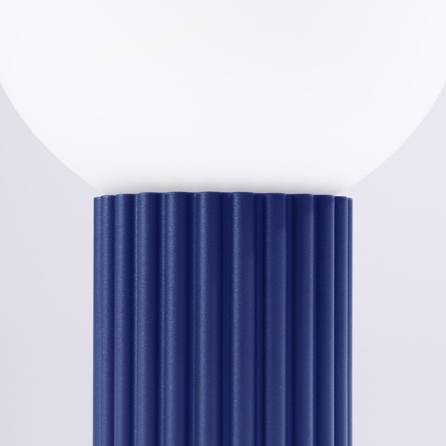 Bordslampa HALO 1xG9/8W/230V diameter 12 cm blå